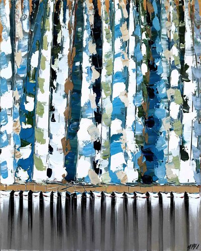 Couleurs de voile... IV (Esprit voile 2017) di Olivier Messas, Pittura in vendita su Singulart