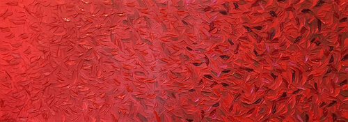 Horizon en rouge... (Expression libre 2020) di Olivier Messas, Pittura in vendita su Singulart