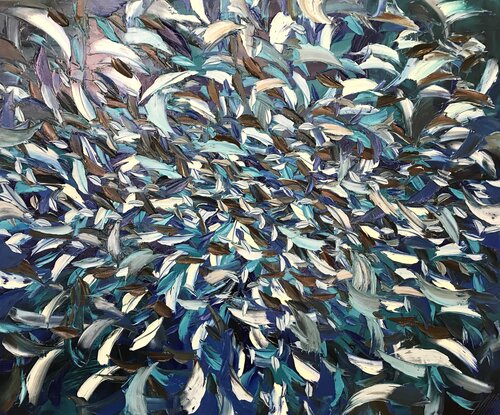 Le chant des sirènes... (Expression libre 2020) von Olivier Messas, Malerei kaufen auf Singulart