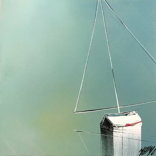 Le temps de vivre... (ESPRIT VOILE 2020) van Olivier Messas, Schilderij te koop op Singulart