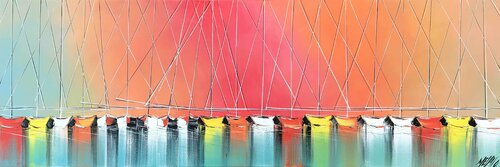 Les couleurs de l'arc-en-ciel... (2020) by Olivier Messas, 회화 for Sale on Singulart