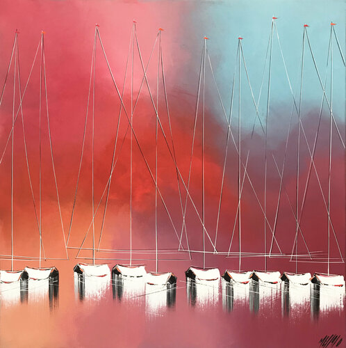 Soirée d‘été... (2020) by Olivier Messas, 회화 for Sale on Singulart
