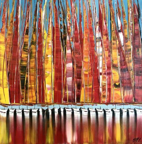 Expression... II (Esprit voile 2017) van Olivier Messas, Schilderij te koop op Singulart