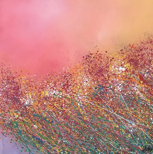 Coup de foudre... “LOVE” (2020) di Olivier Messas, Pittura in vendita su Singulart