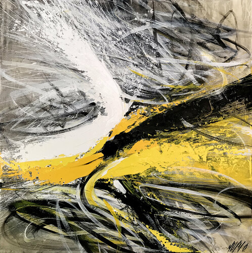 SUNSET... (Expression libre 2020) van Olivier Messas, Schilderij te koop op Singulart