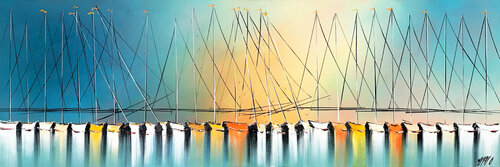 Horizon de lumière... III (ESPRIT VOILE 2017) von Olivier Messas, Malerei kaufen auf Singulart