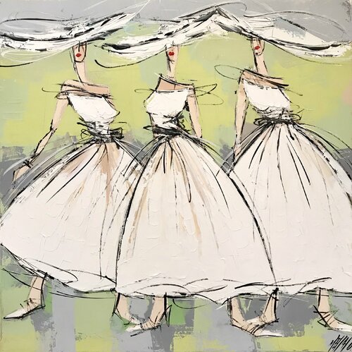 Les 3 Sœurs... (2020) di Olivier Messas, Pittura in vendita su Singulart