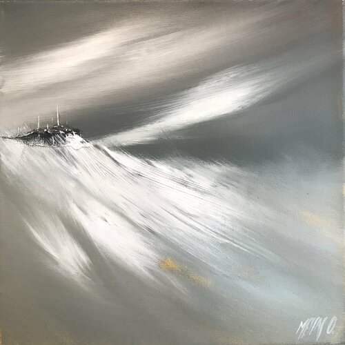 L’île des douceurs... (ENTRE CIEL ET MER 2014) von Olivier Messas, Malerei kaufen auf Singulart