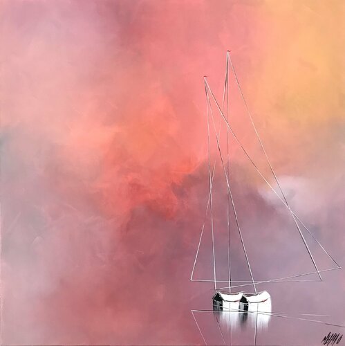 Bonheur... (ESPRIT VOILE 2020) von Olivier Messas, Malerei kaufen auf Singulart