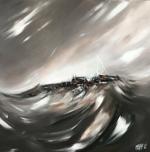 Belle île en mer... (ENTRE CIEL ET MER 2013) von Olivier Messas, Malerei kaufen auf Singulart