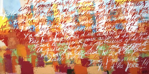 La cité de la joie... « Géométrie nomade 2020 » von Olivier Messas, Malerei kaufen auf Singulart