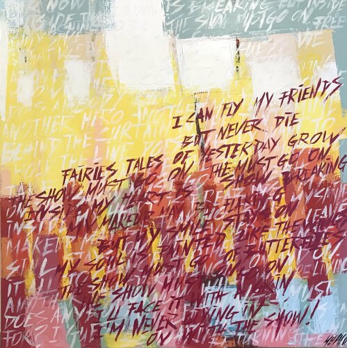 Show must go on... « Géométrie nomade 2020 » von Olivier Messas, Malerei kaufen auf Singulart