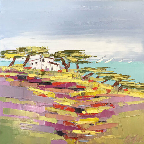 Couleurs des champs... (2020) von Olivier Messas, Malerei kaufen auf Singulart