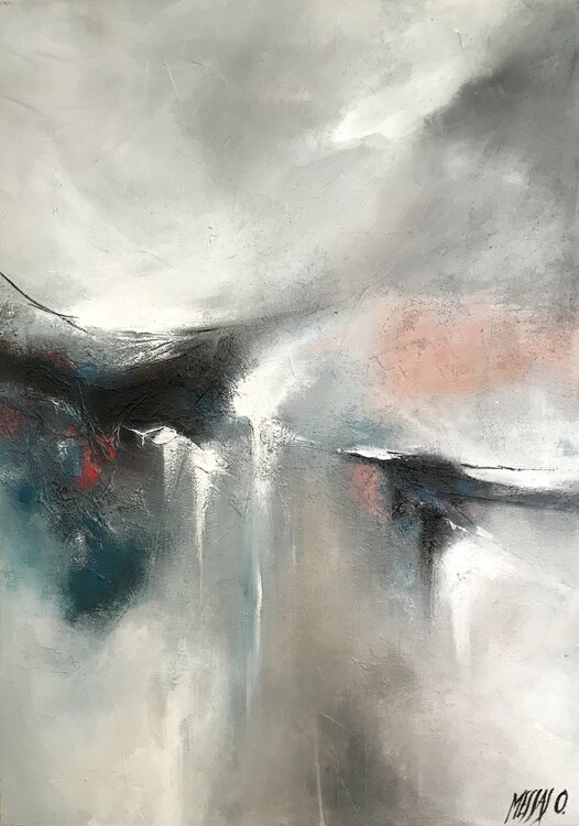 Jusqu’aux cimes de la montagne... (Paysage abstrait 2013) Olivier Messas