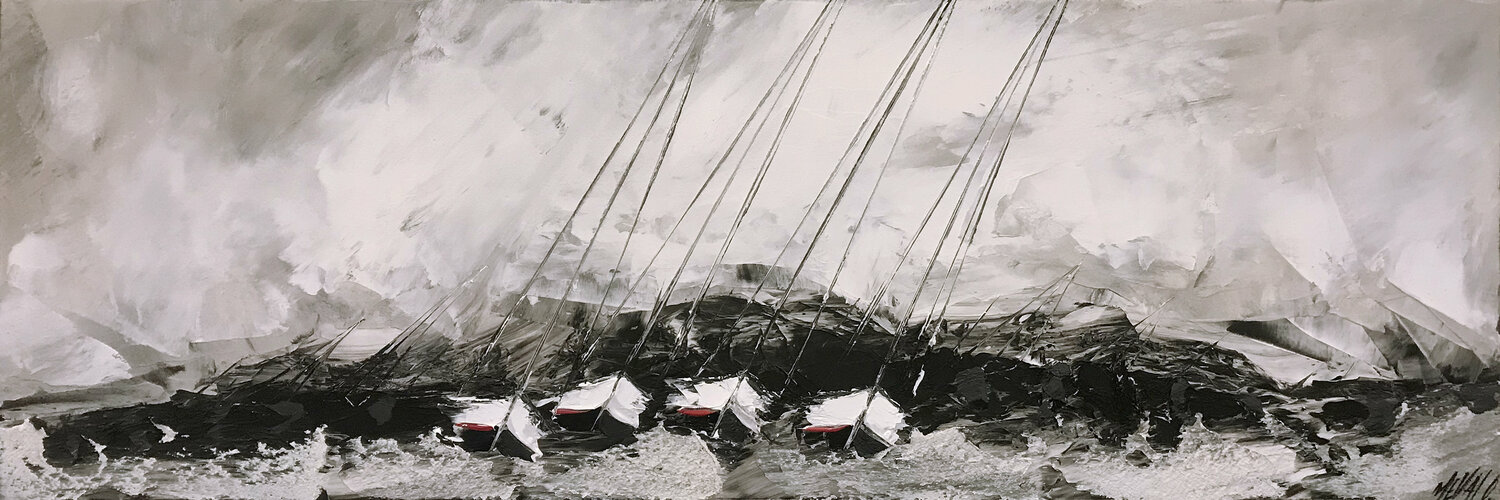 Au souffle du vent... (Paysage abstrait 2021) Olivier Messas