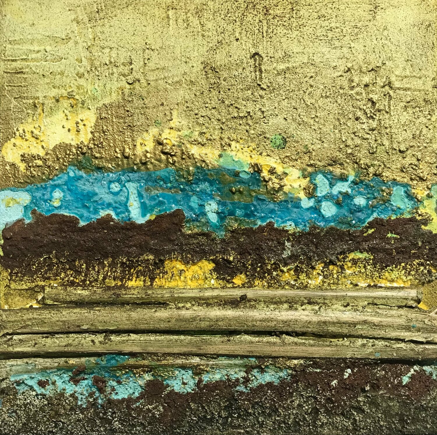 De rouille et d’oxydation... 003/4 (ATMOSPHÈRE 2017) Olivier Messas Originalgemälde zu verkaufen