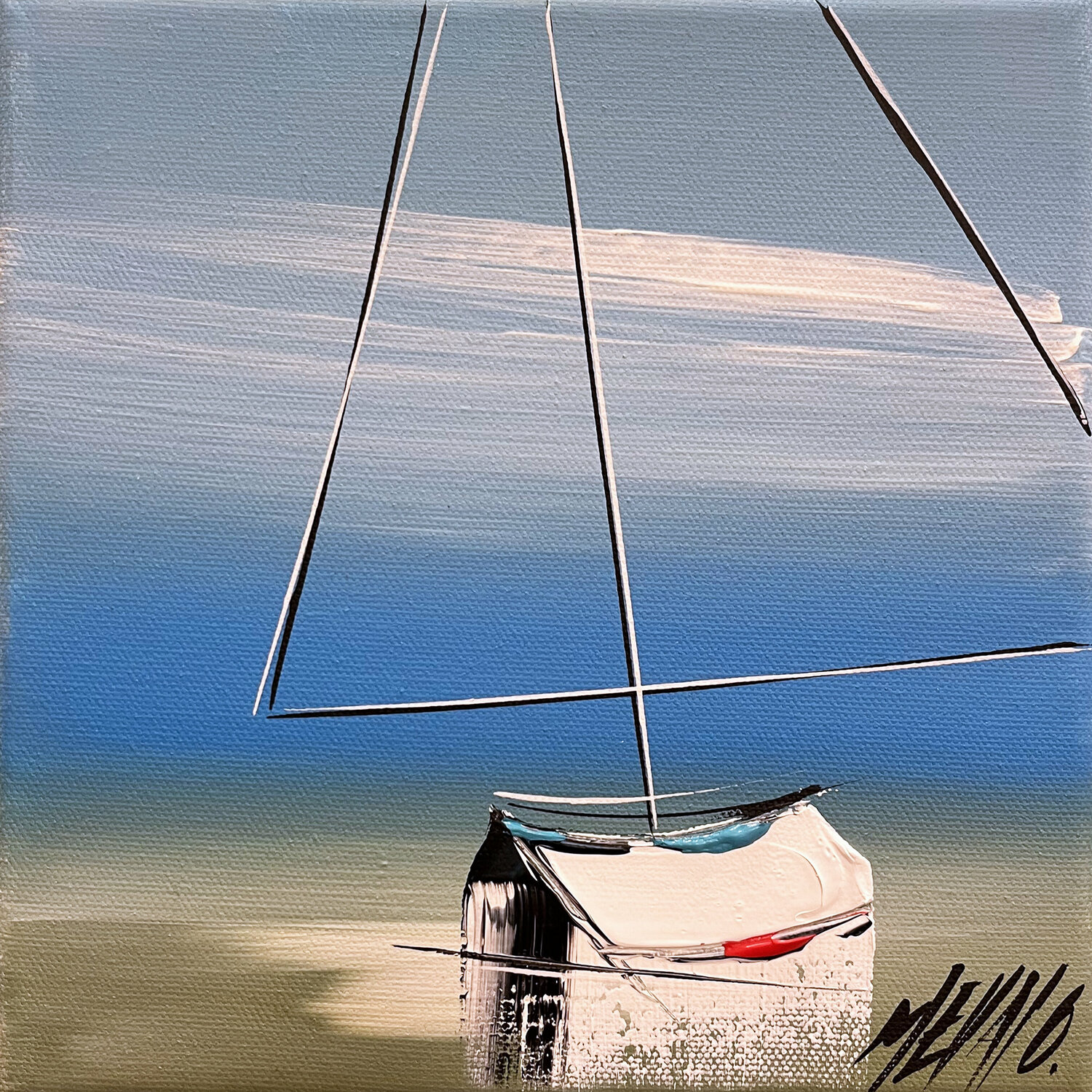 Sur le sable... (Esprit voile 2021) Olivier Messas