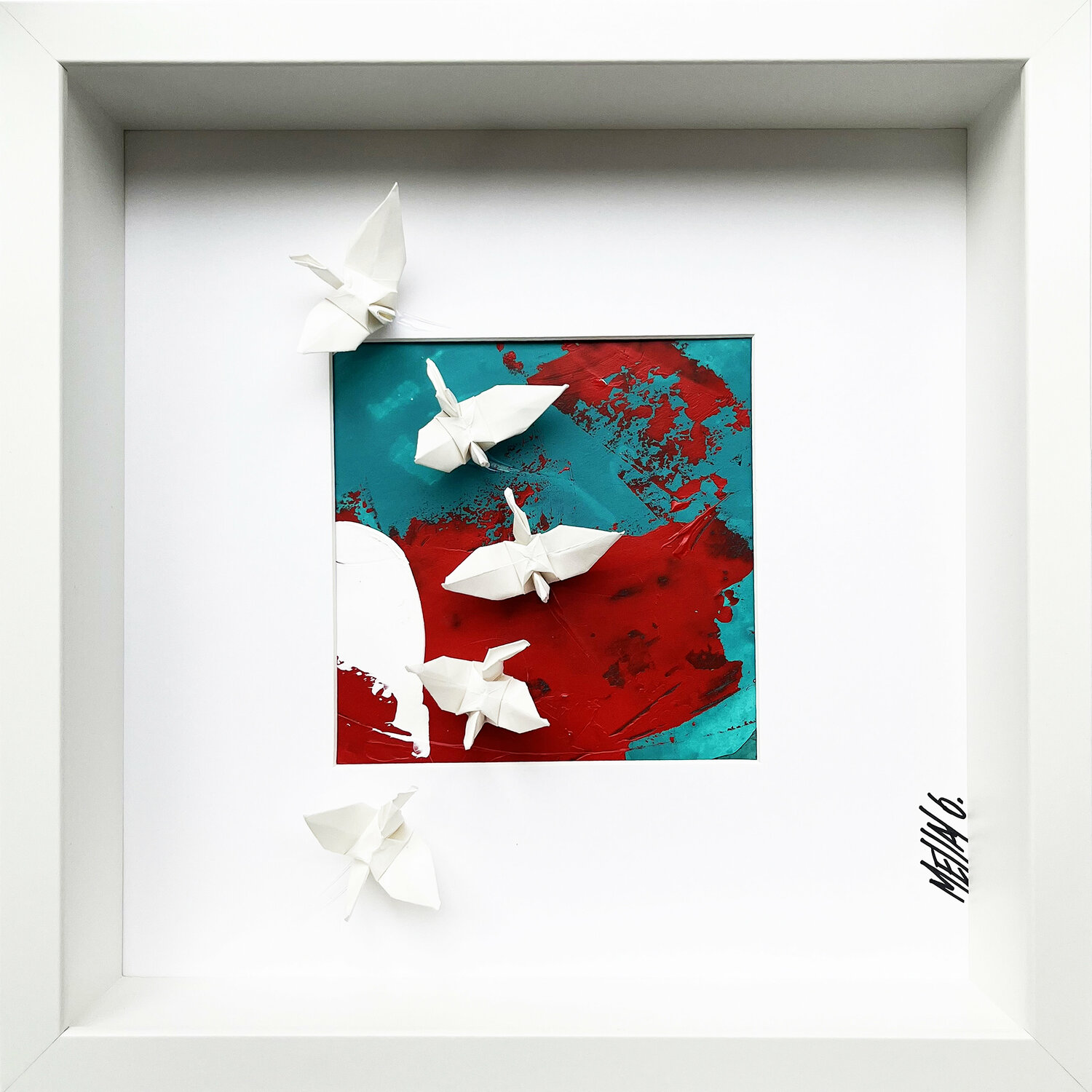 L'envolée... III (ORIGAMI 2022) Olivier Messas Opera su carta in vendita