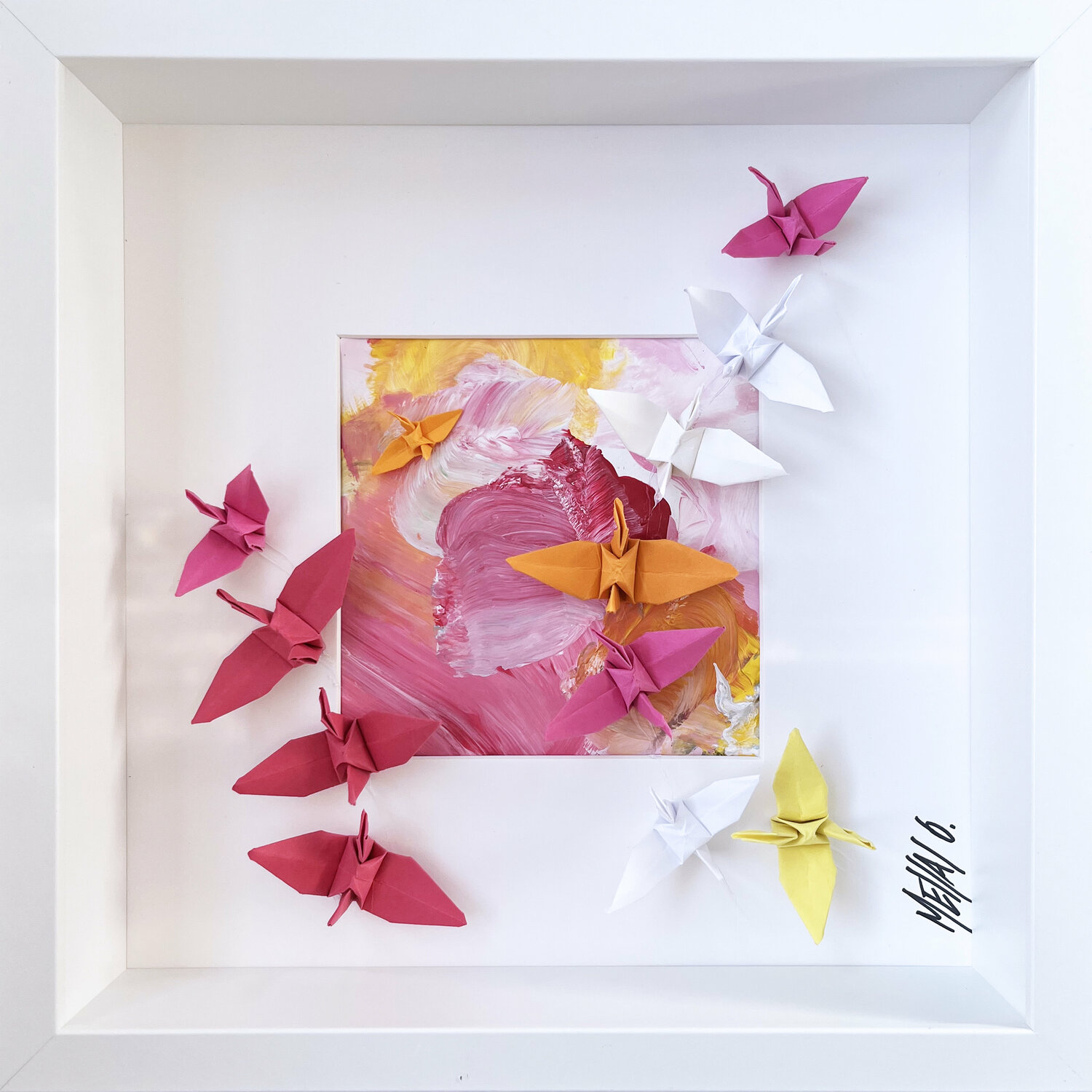 Nouveau départ... V (ORIGAMI 2022) Olivier Messas Werk auf Papier zu verkaufen