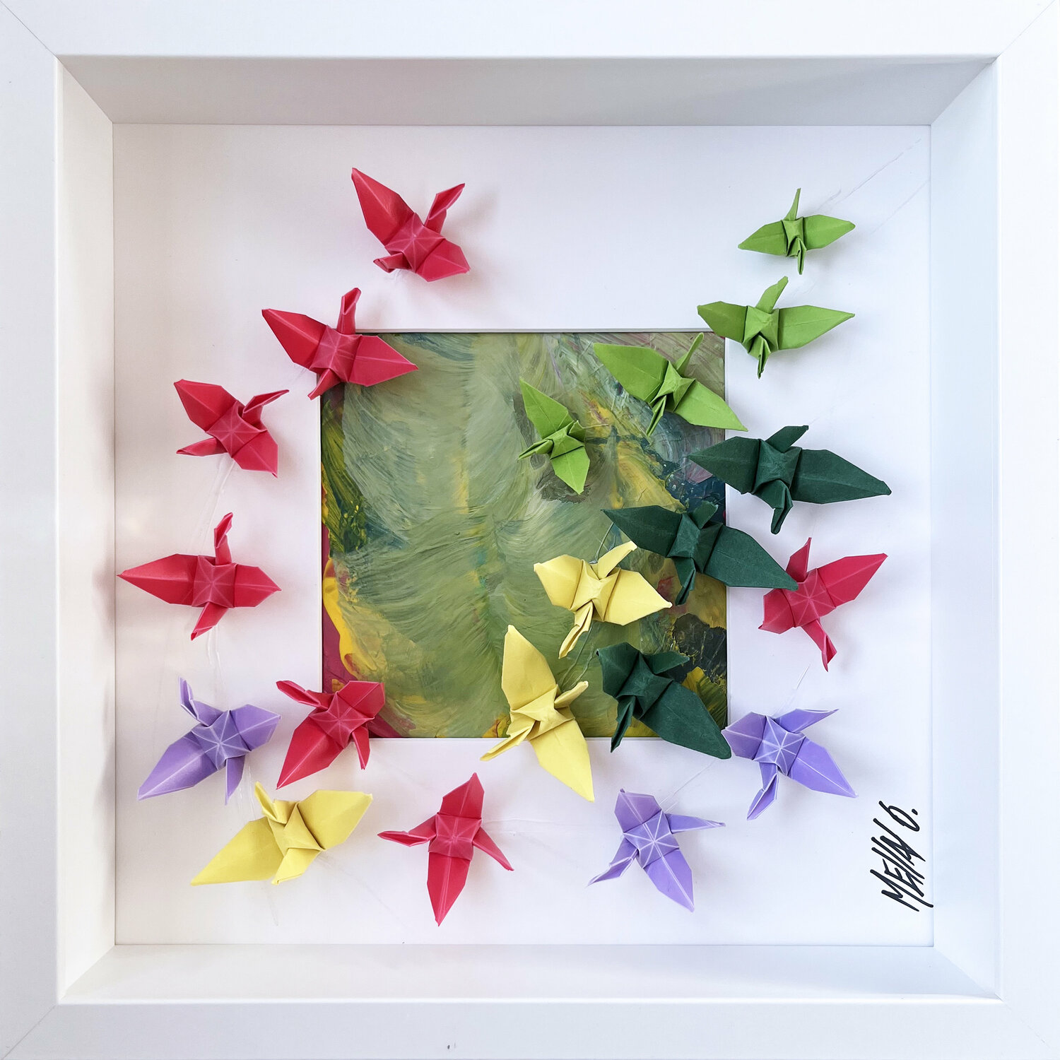 Nouveau départ... VI (ORIGAMI 2022) Olivier Messas Werk auf Papier zu verkaufen
