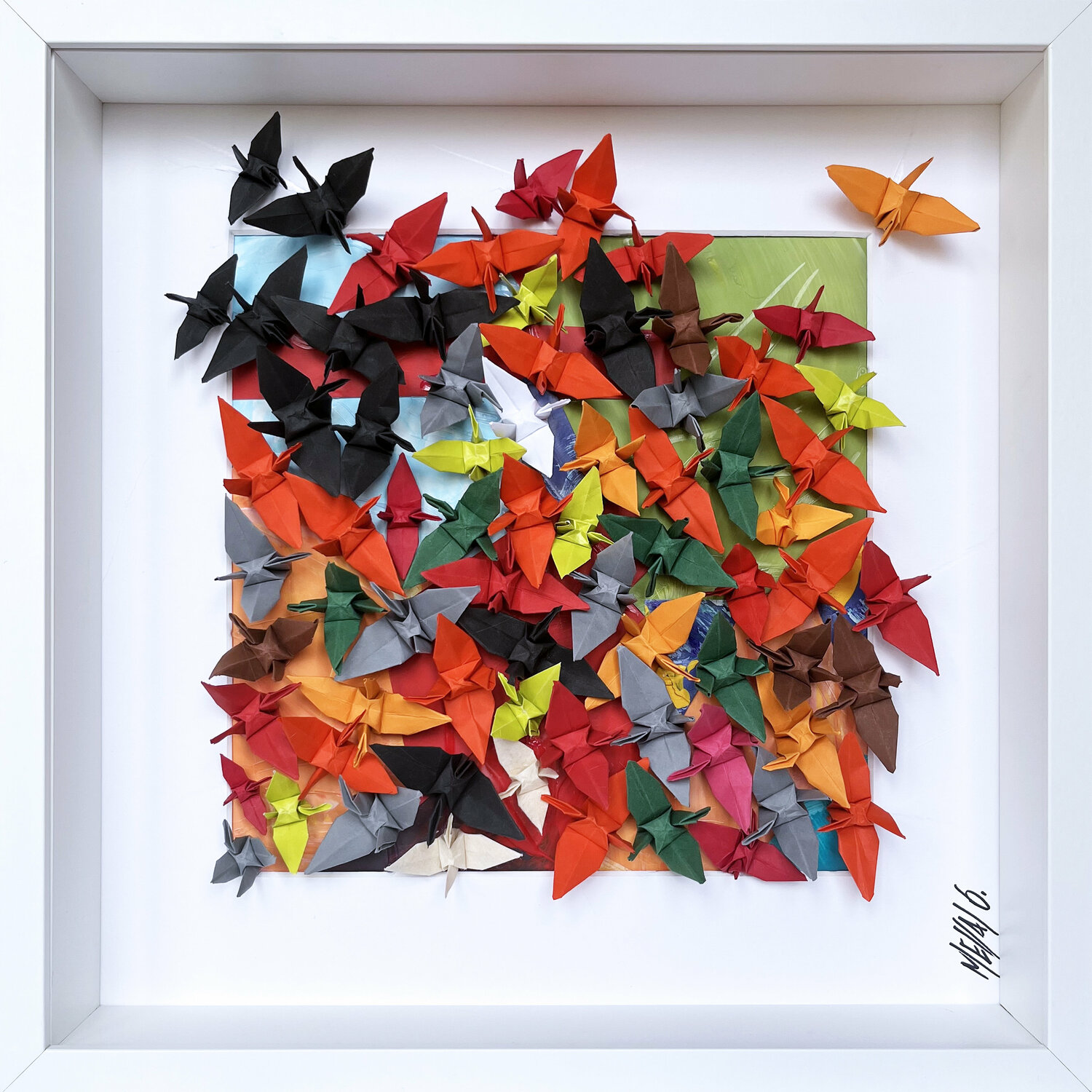 Liberté... III (ORIGAMI 2022) Olivier Messas Werk auf Papier zu verkaufen