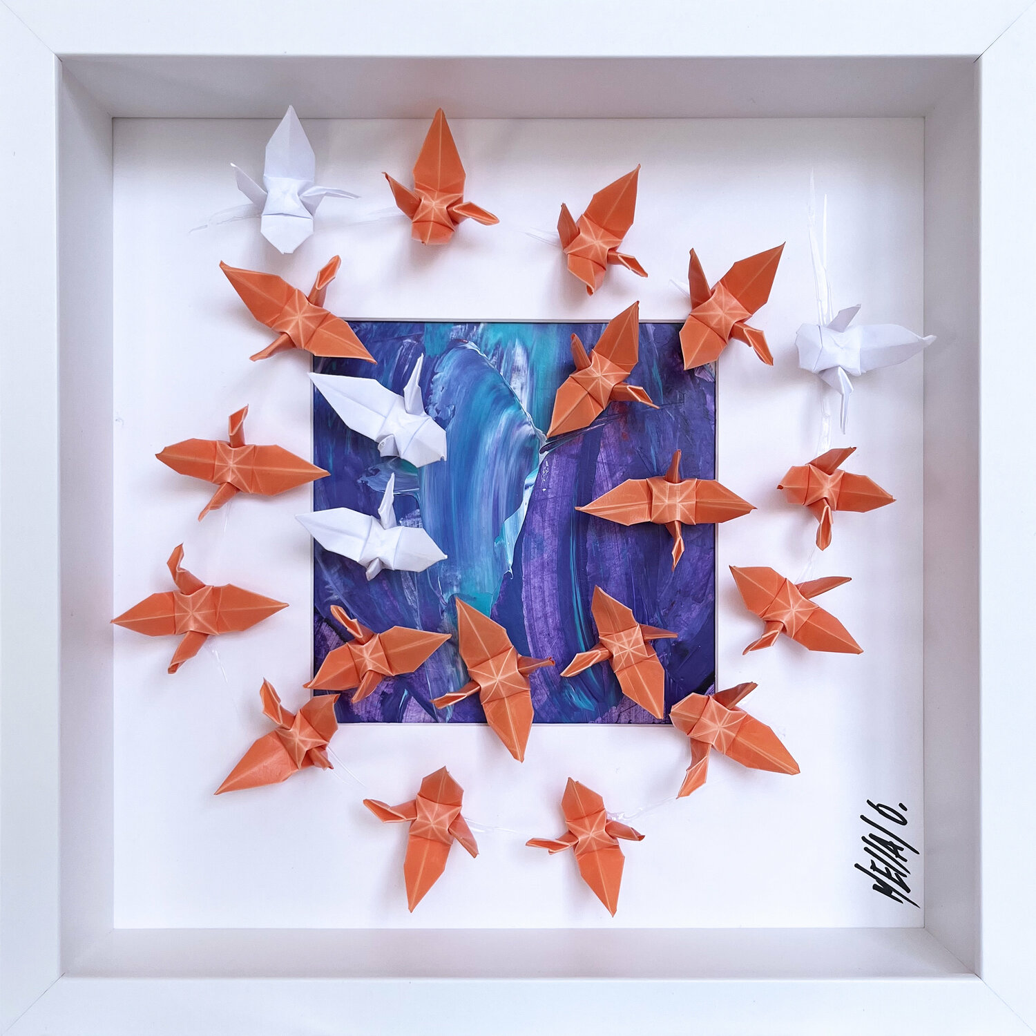 Nouveau départ... VIII (ORIGAMI 2022) Olivier Messas Werk auf Papier zu verkaufen