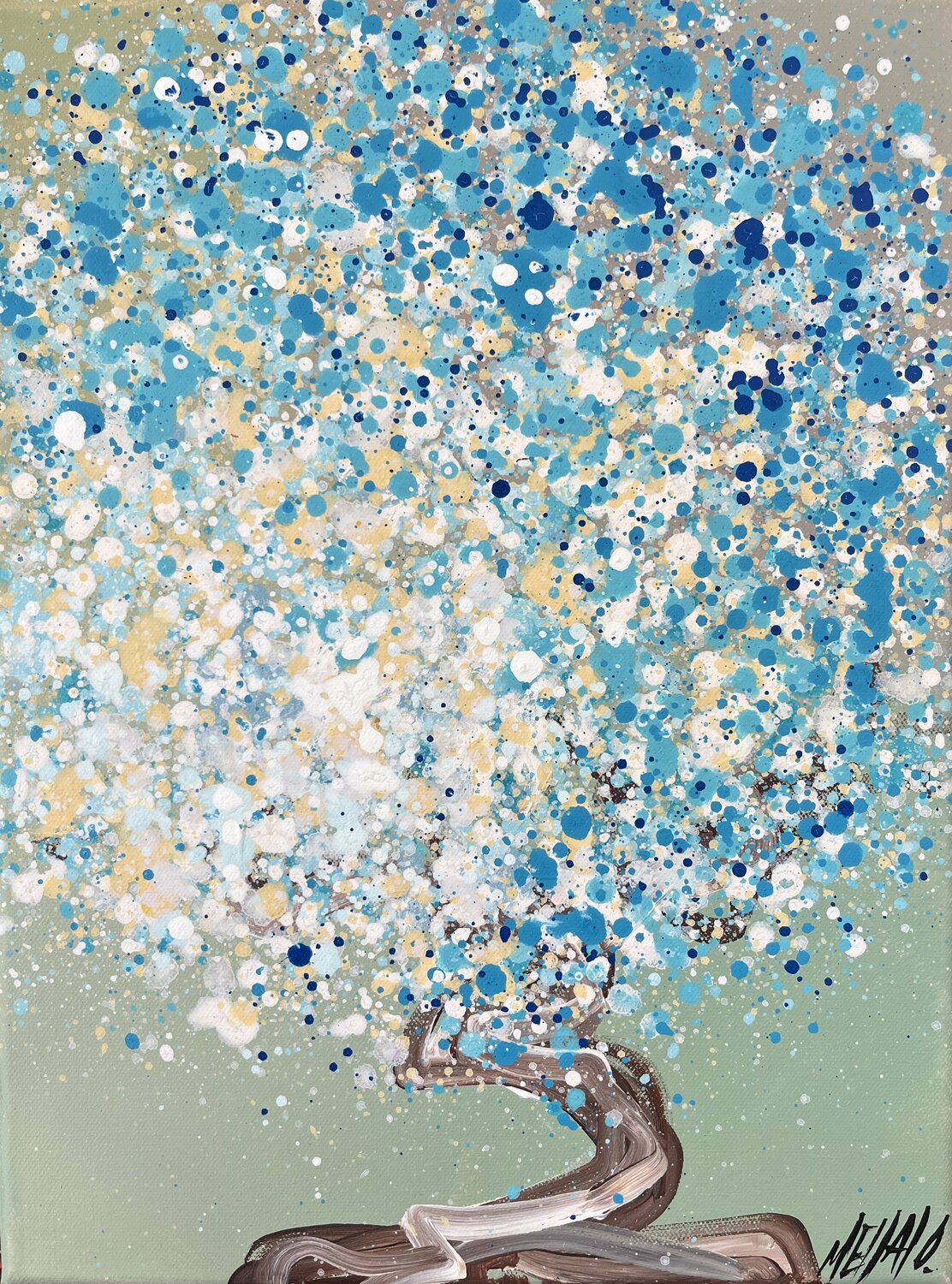 Fragilité... (Souvenirs du sud 2022) Olivier Messas Dipinto originale in vendita