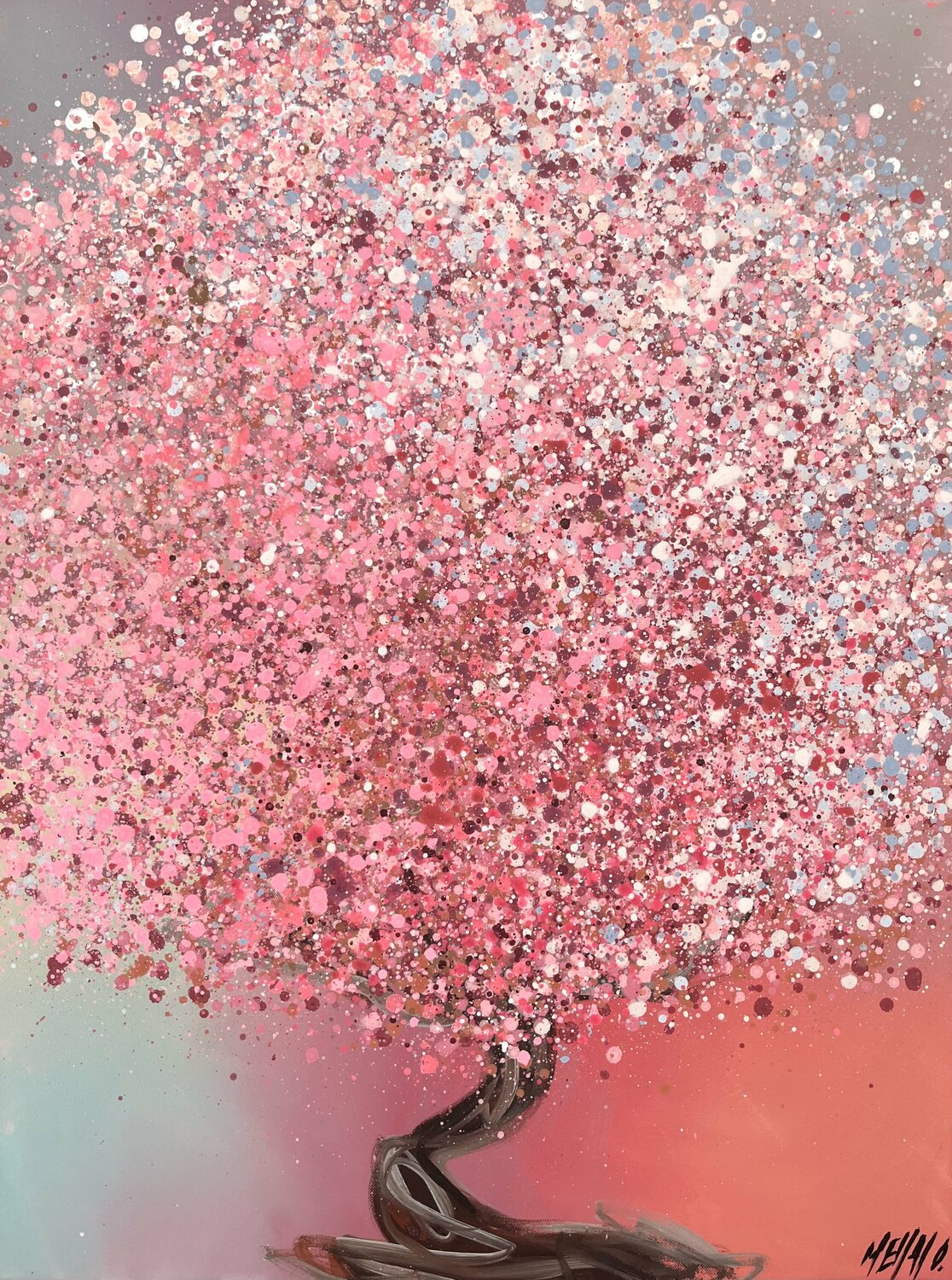 Les couleurs du Printemps...  (SOUVENIRS DU SUD 2022) Olivier Messas Originalgemälde zu verkaufen