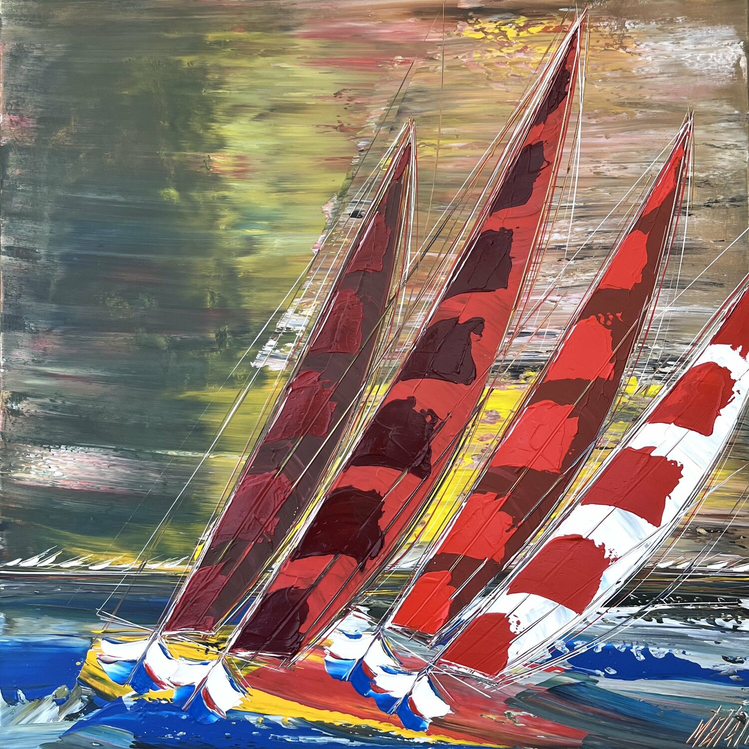 Les voiles rouges... (Esprit voile 2022) Olivier Messas