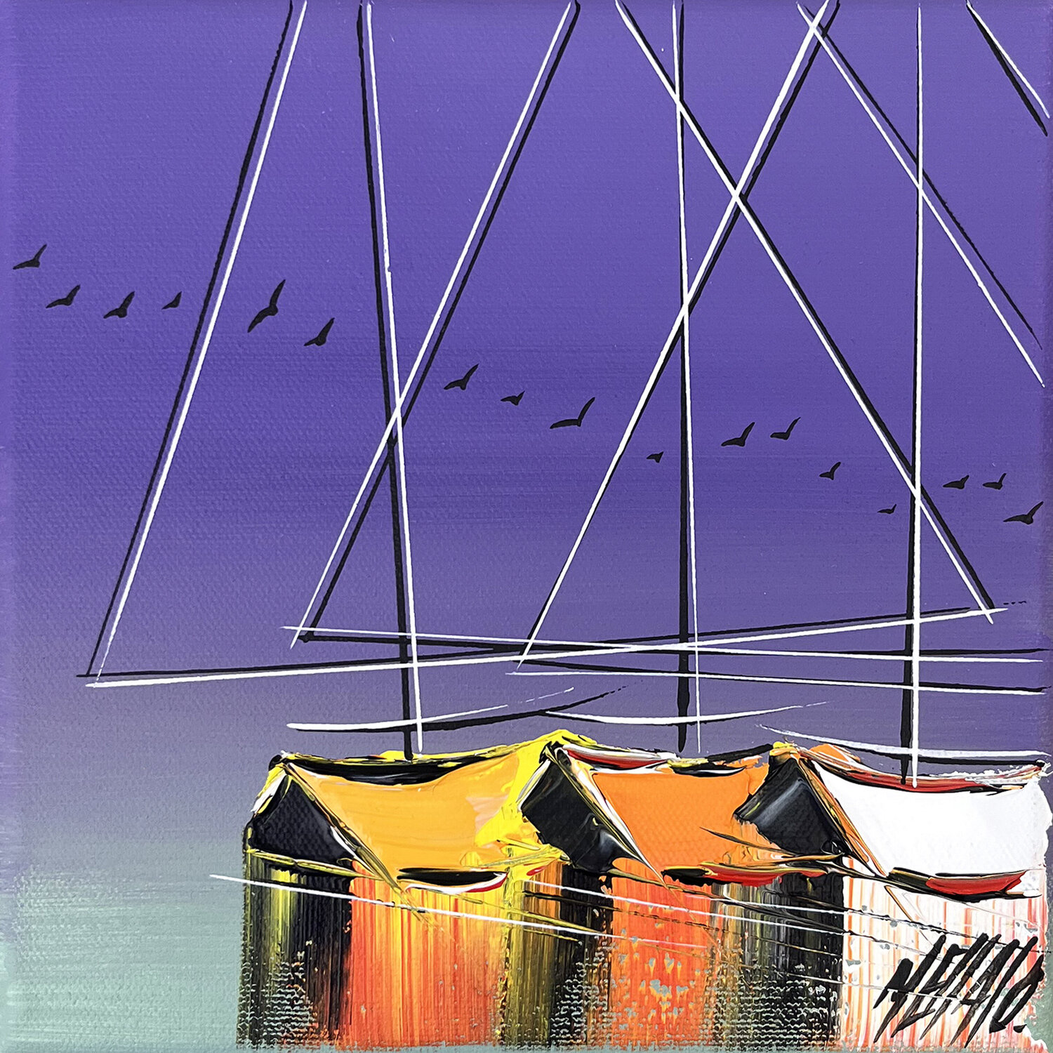 L'envol du soir... (Esprit voile 2022) Olivier Messas