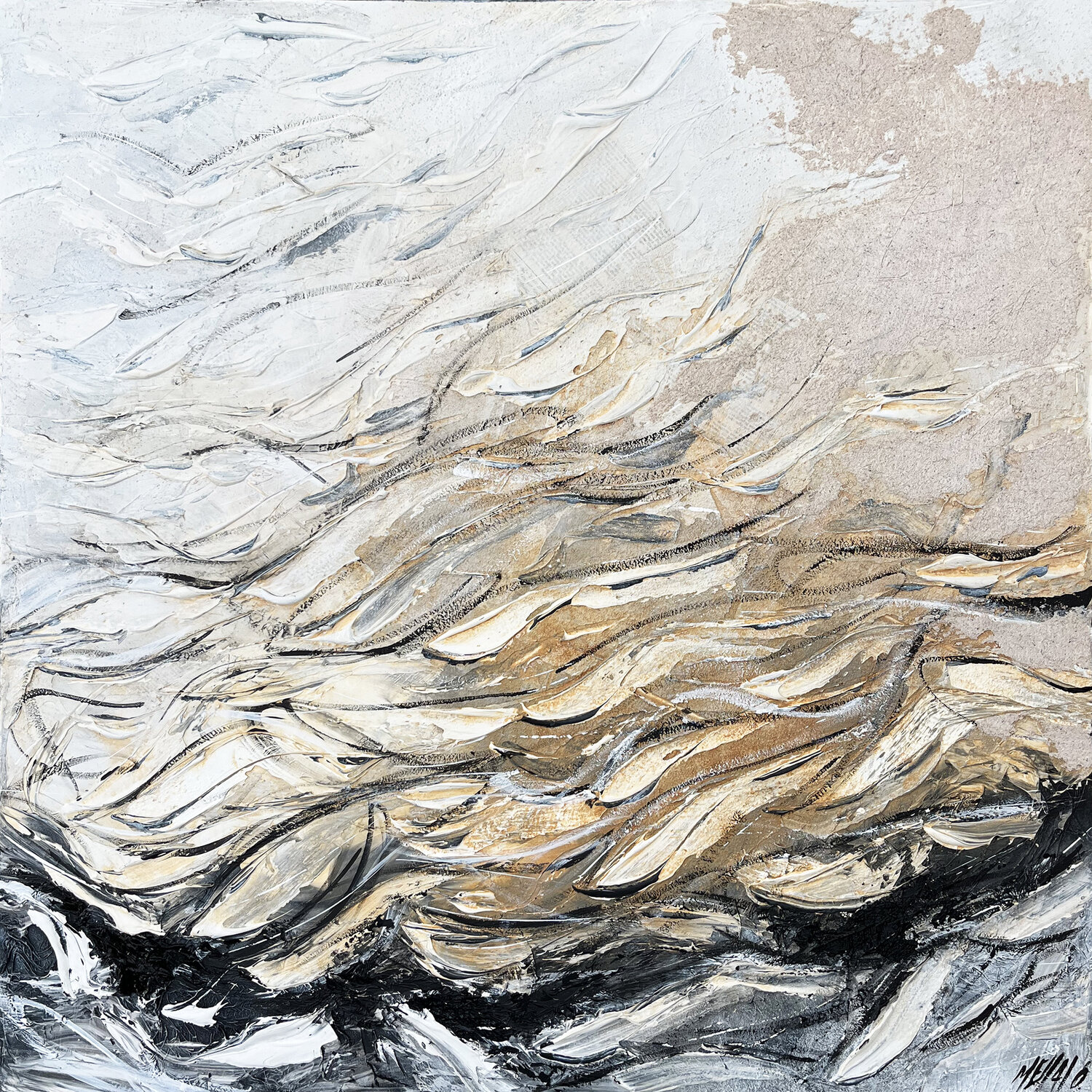 L'envol.. (PAYSAGE ABSTRAIT 2022) Olivier Messas