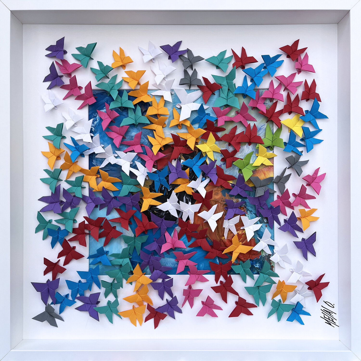 Un ciel de liberté...  (ORIGAMI 2022) Olivier Messas Opera su carta in vendita