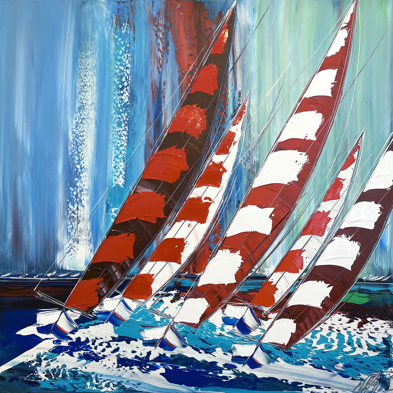 Régate rouge... (ESPRIT VOILE 2022) Olivier Messas