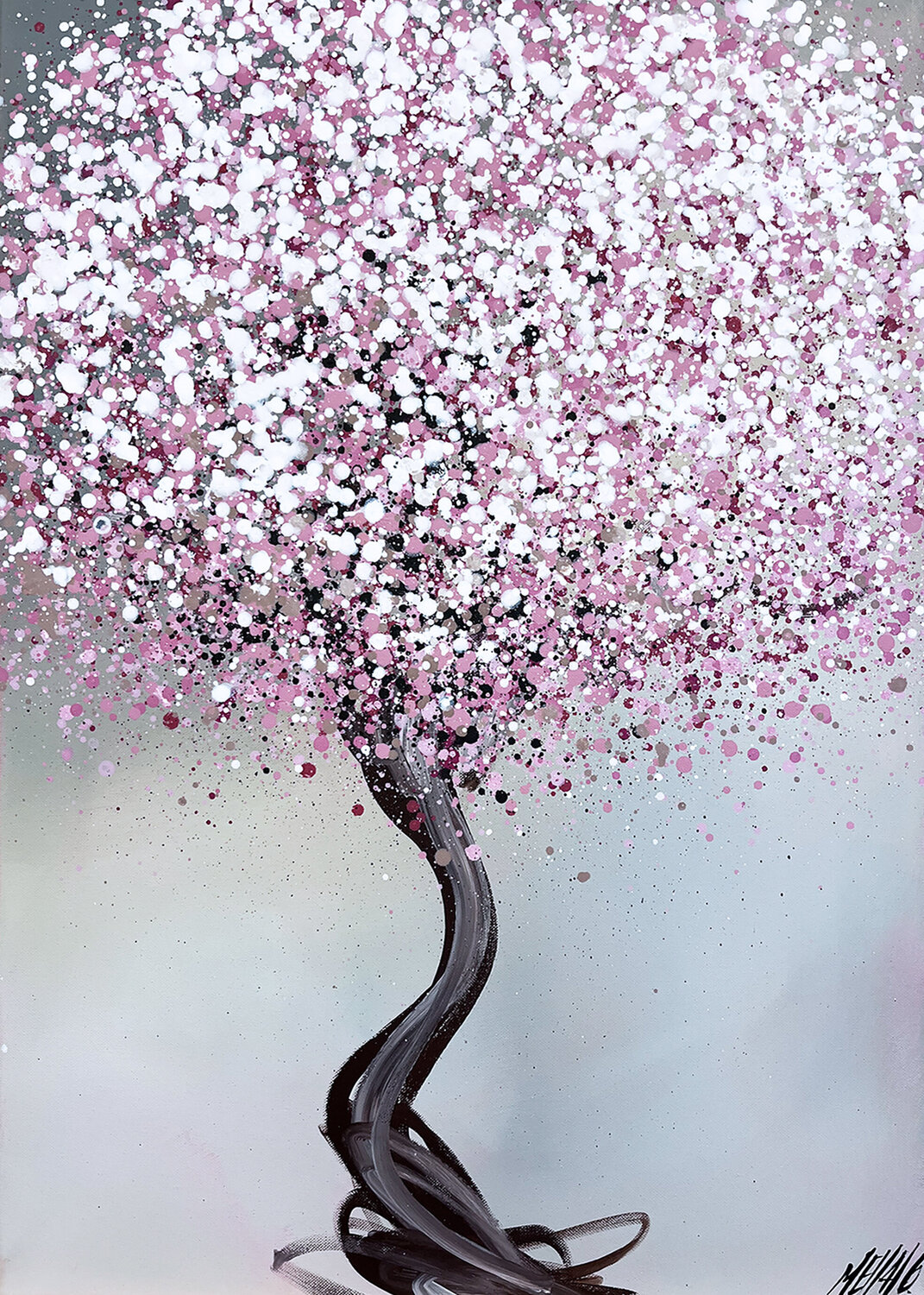 Le temps des magnolias...  (SOUVENIRS DU SUD 2023) Olivier Messas Originalgemälde zu verkaufen