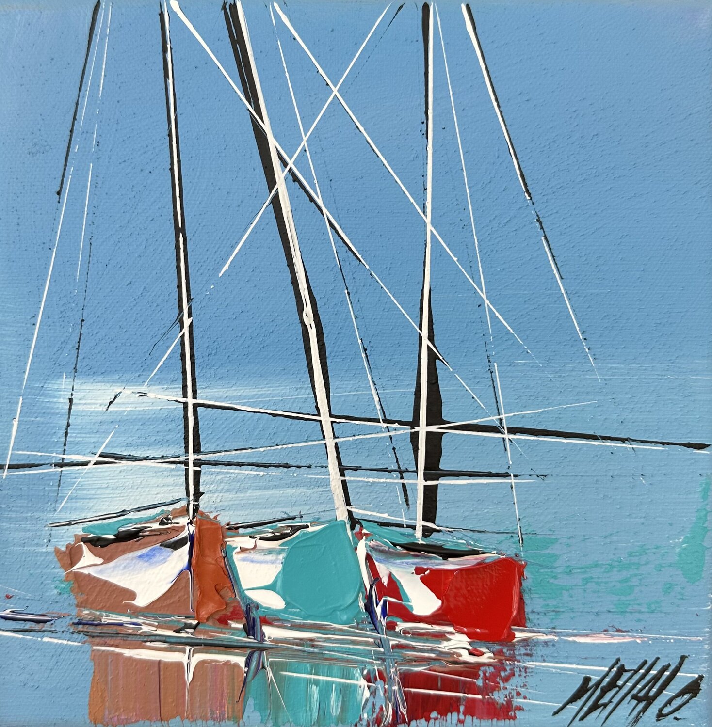 Calme en mer... (ESPRIT VOILE 2023) Olivier Messas