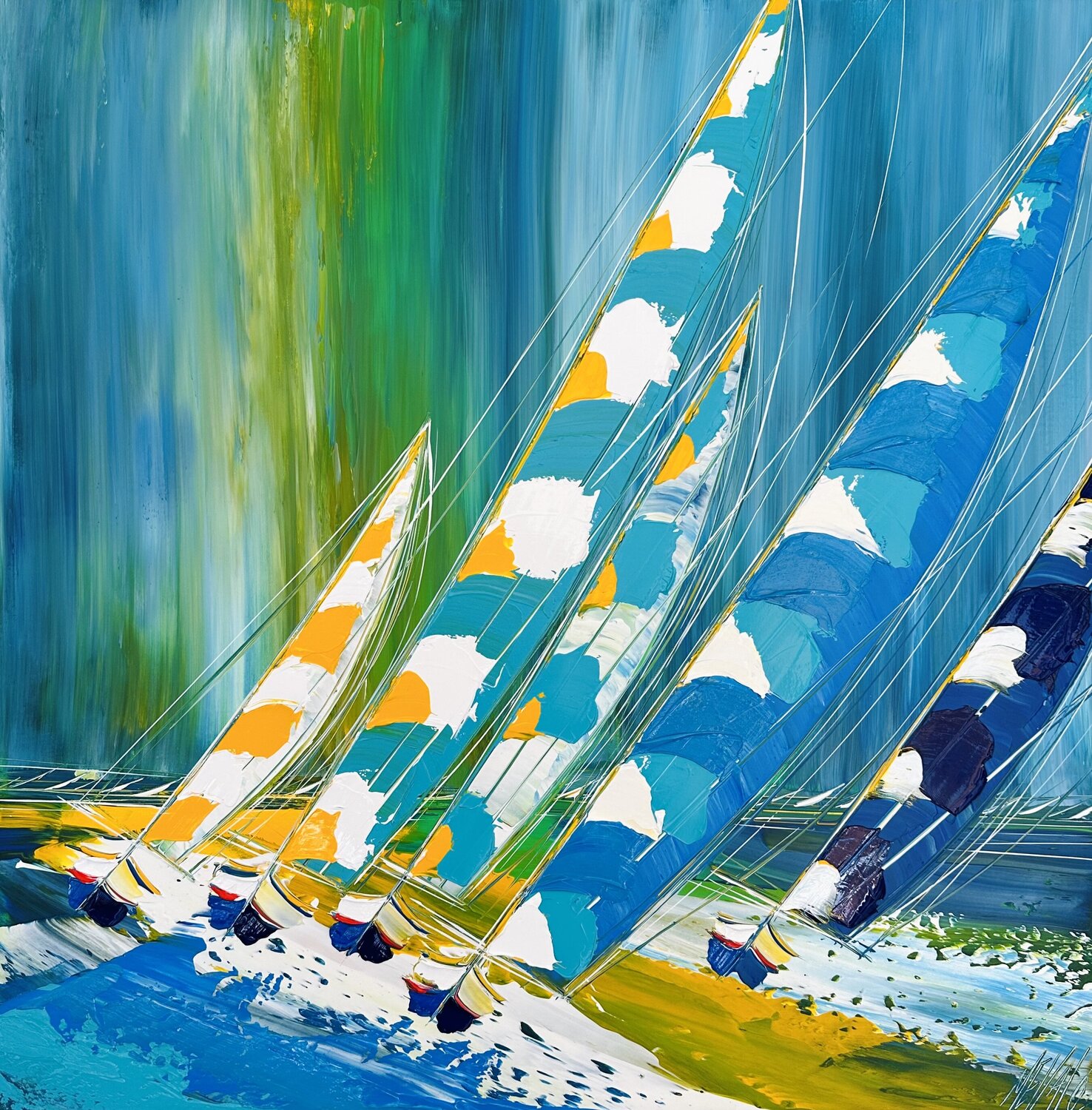 Les voiles bleues... (ESPRIT VOILE 2023) Olivier Messas