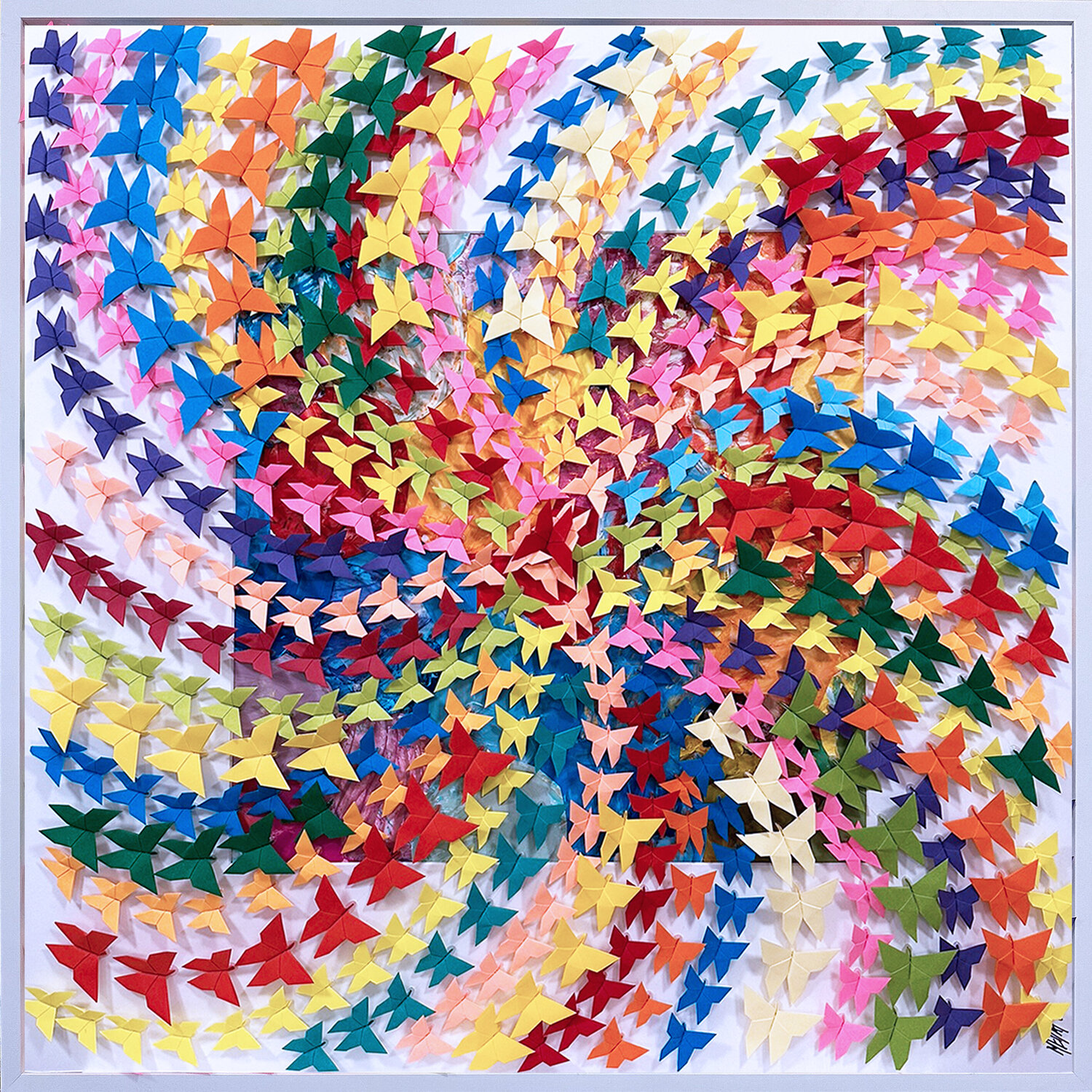 Le tourbillon de la vie...  (ORIGAMI 2024) Olivier Messas Œuvre sur papier à vendre