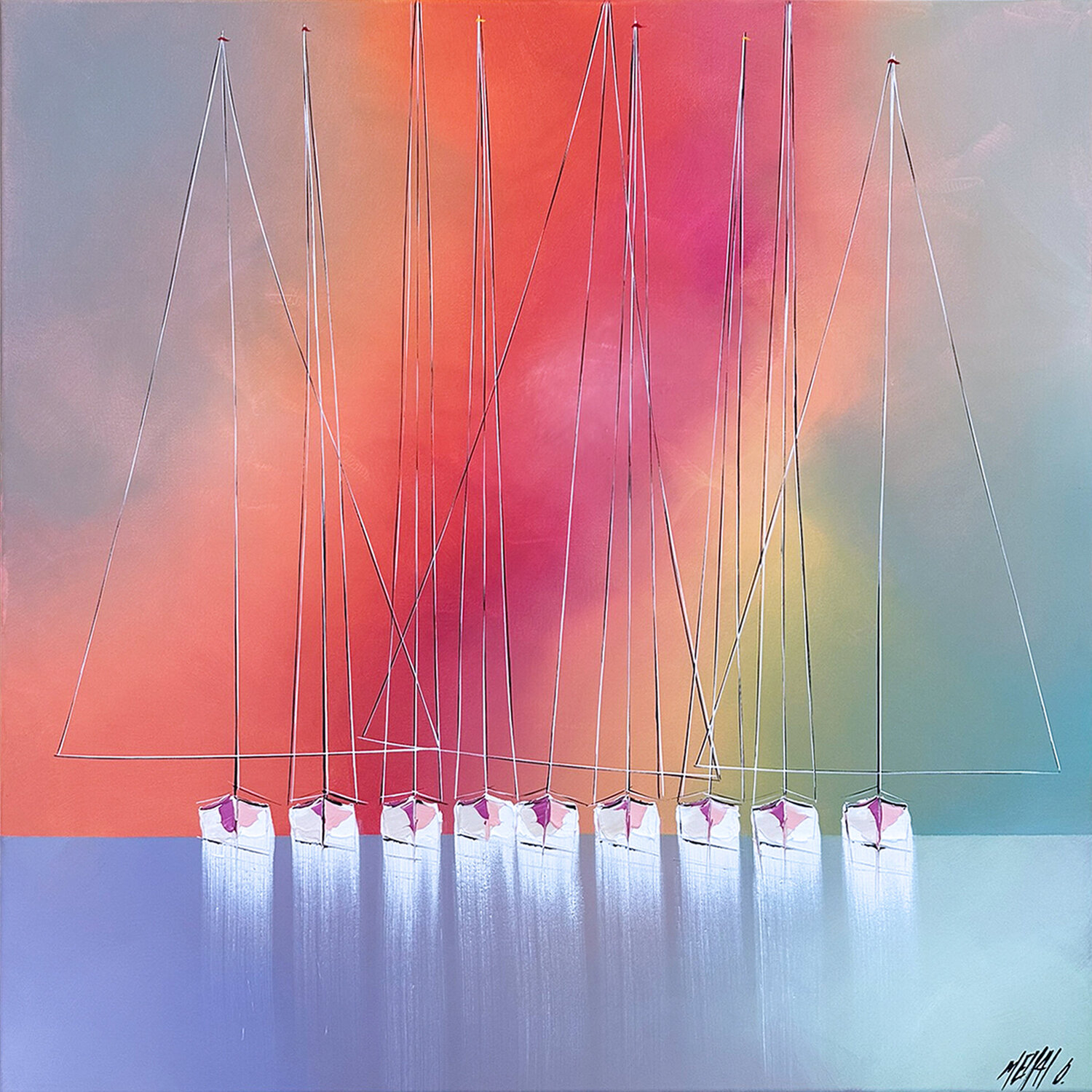 Les couleurs de l'arc-en-ciel... (ESPRIT VOILE 2024) Olivier Messas