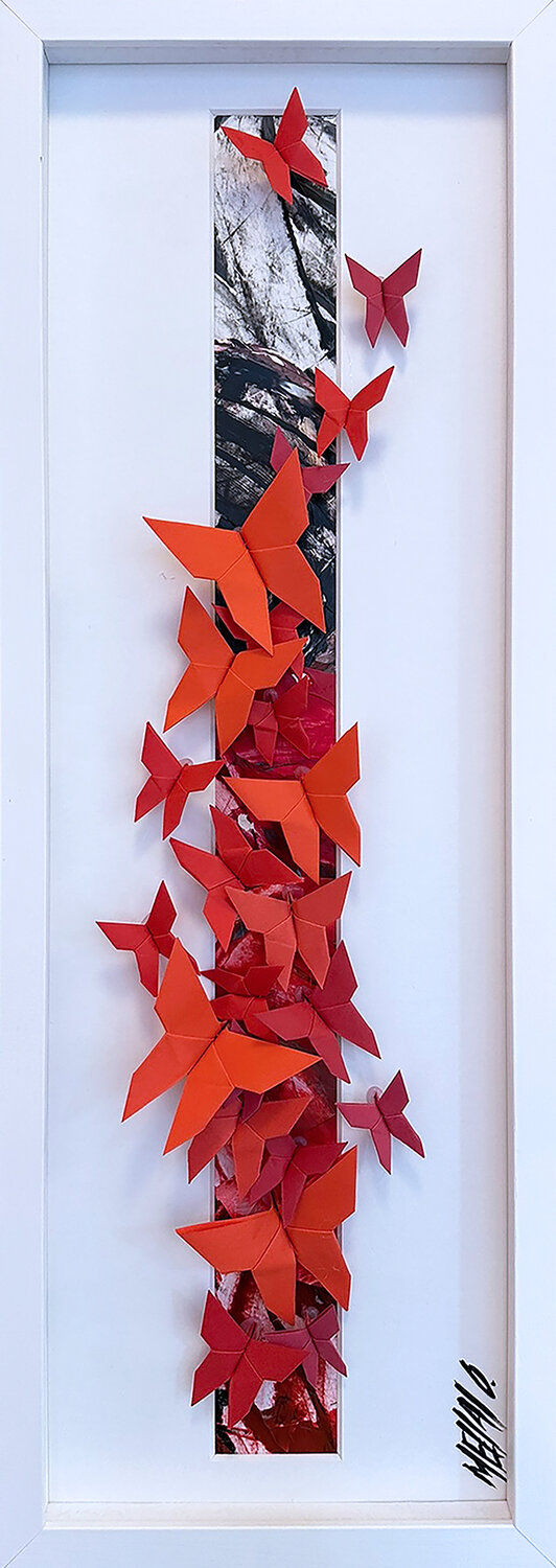 La belle échappée... I (ORIGAMI 2024) Olivier Messas Werk auf Papier zu verkaufen