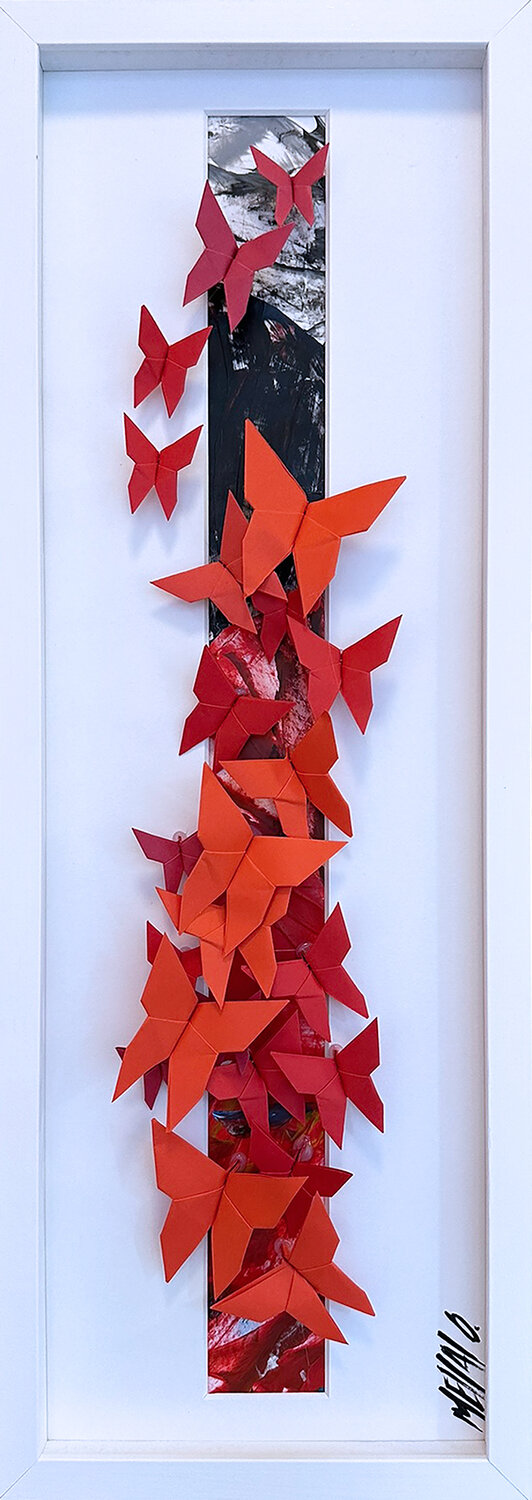 La belle échappée... III (ORIGAMI 2024) Olivier Messas Werk auf Papier zu verkaufen