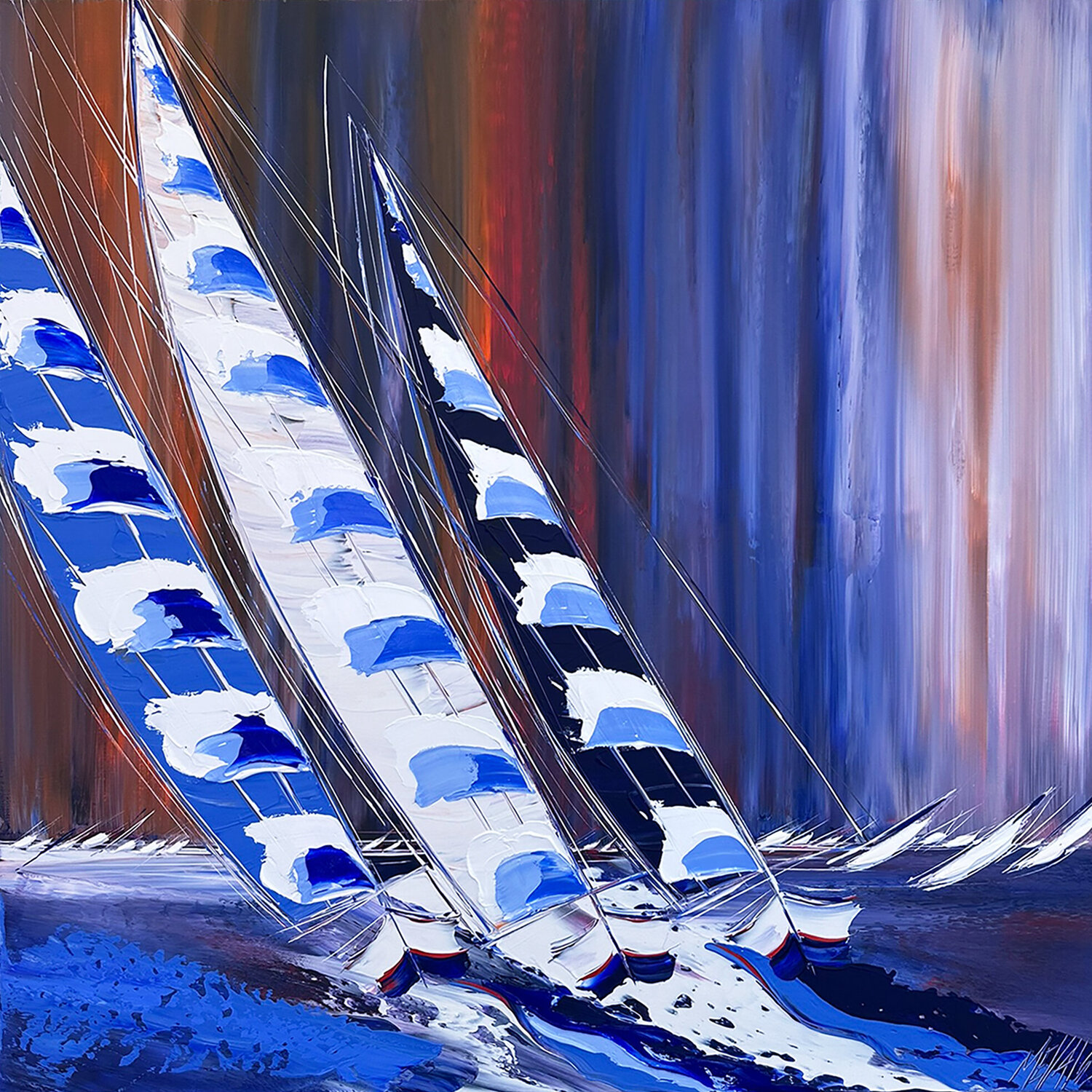 Les voiles bleues... (ESPRIT VOILE 2024) Olivier Messas