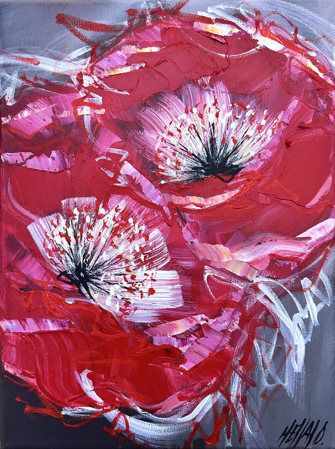 オイルパステル絵画販売 : 現代オイルパステル絵画をオンライン