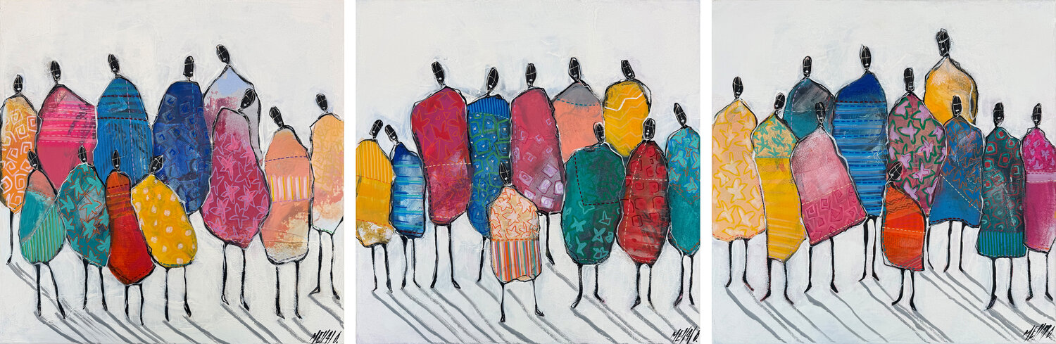 COMPOSITION  "Jour de fête…"  (VISAGE & FACE 2025) Olivier Messas