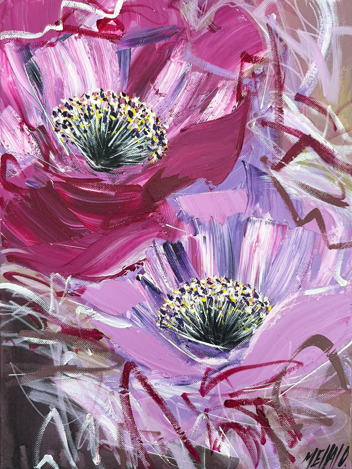 Féminine… (JARDIN SECRET 2025) Olivier Messas Originalgemälde zu verkaufen