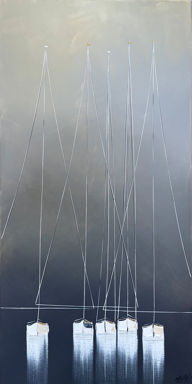 Sérénité... I (ESPRIT VOILE 2025) Olivier Messas Dipinto originale in vendita
