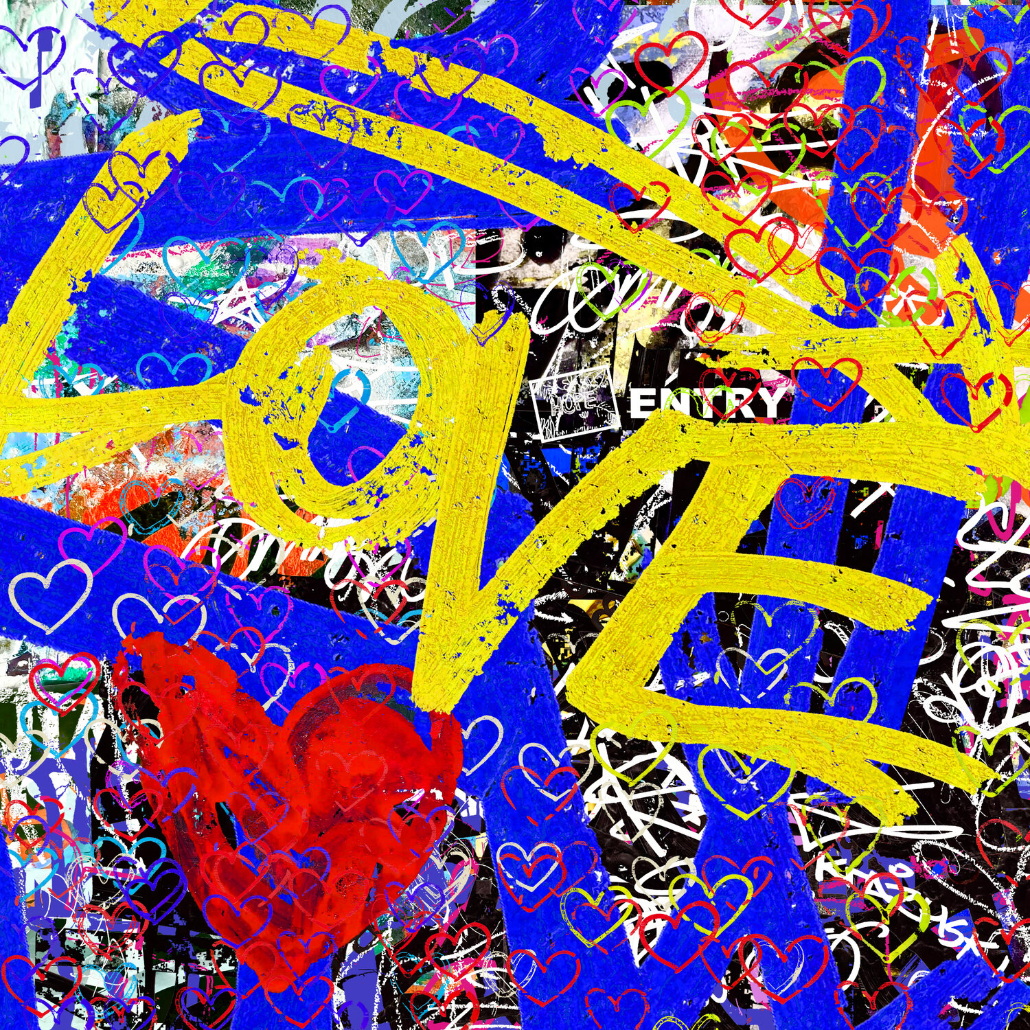LOVE IN YELLOW... (STREET 2026) Olivier Messas Fotografie zu verkaufen