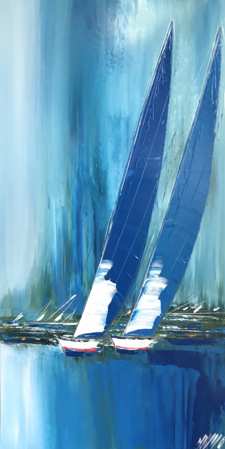 Les voiles bleues... | “THE BLUE SAILS...” (2020) Olivier Messas