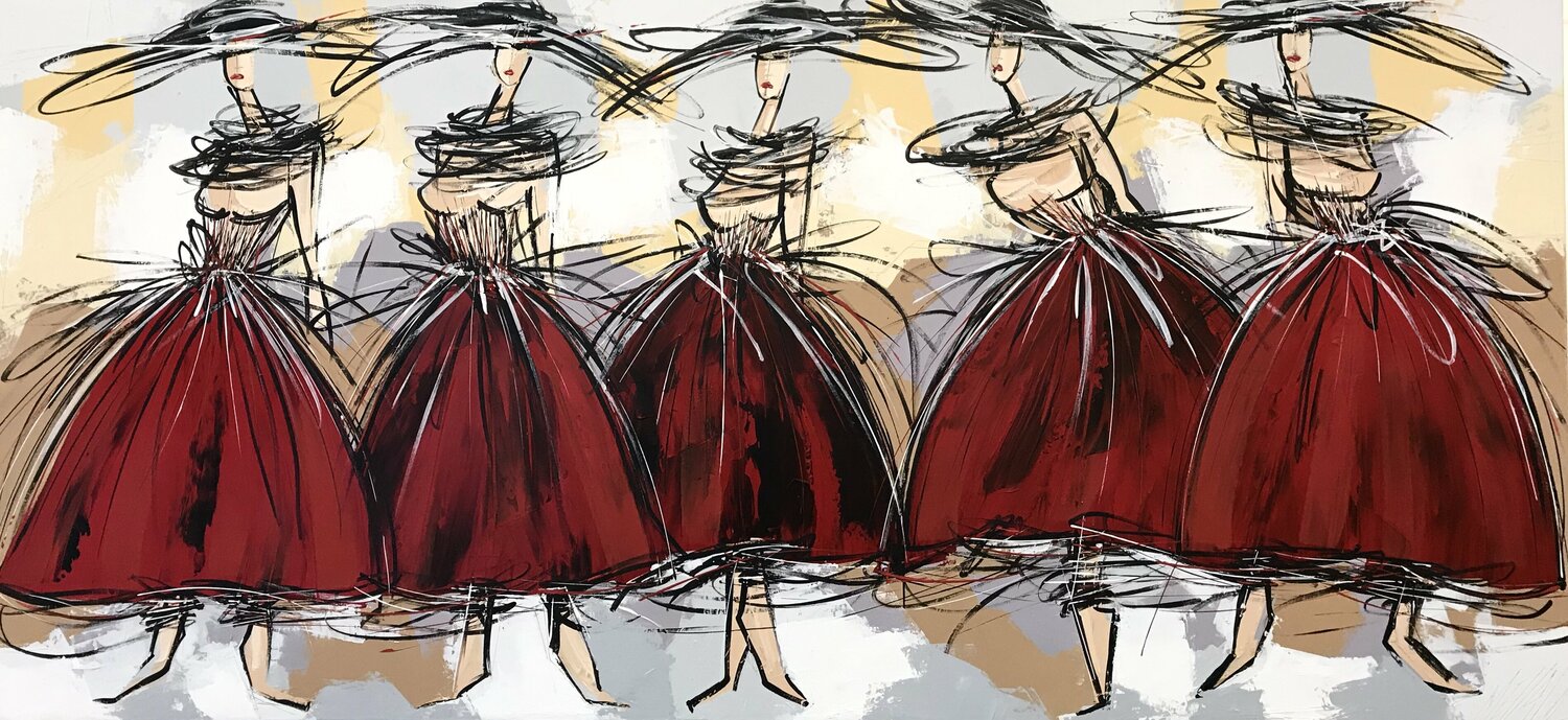 Les danseuses rouges... (2020) Olivier Messas