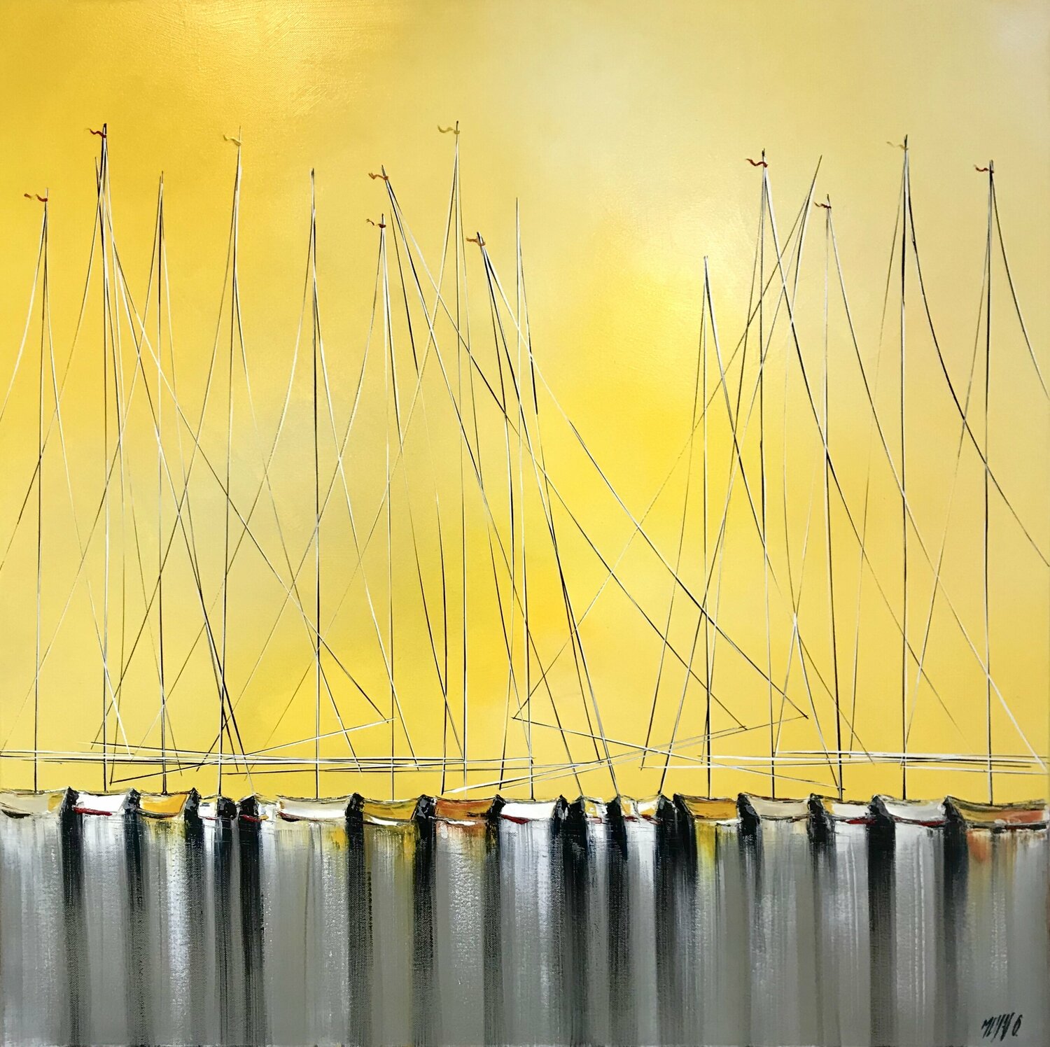 Jour de lumière... (Esprit voile 2016) Olivier Messas Originalgemälde zu verkaufen