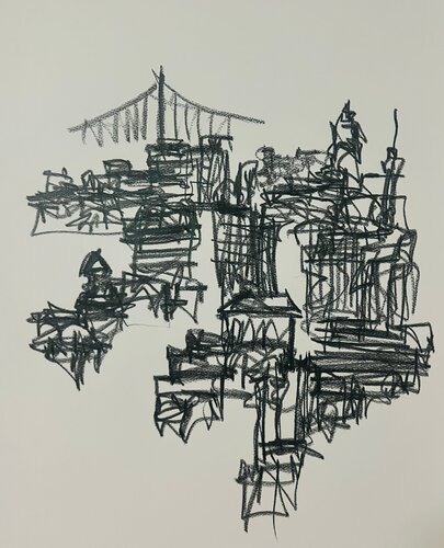 Observations From the 31 Floor W 67 Street von Yann Toma, Werk auf Papier kaufen auf Singulart